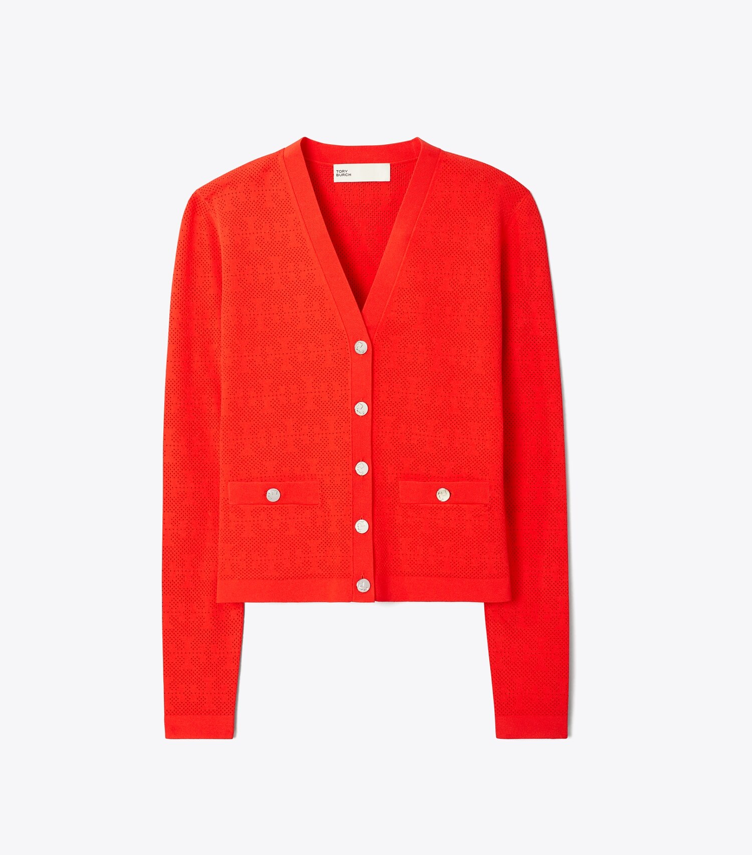 T Monogram Jacquard Cardigan