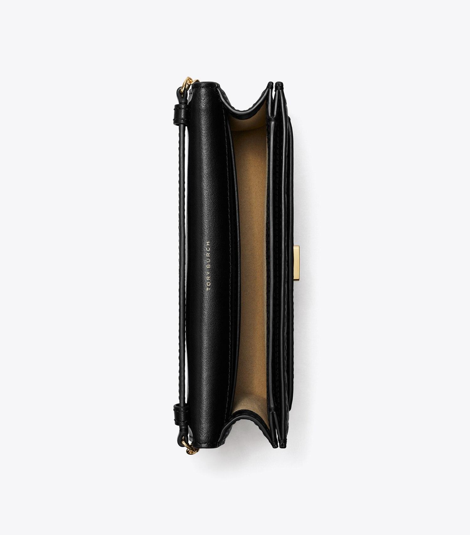 T Monogram Leather Crossbody