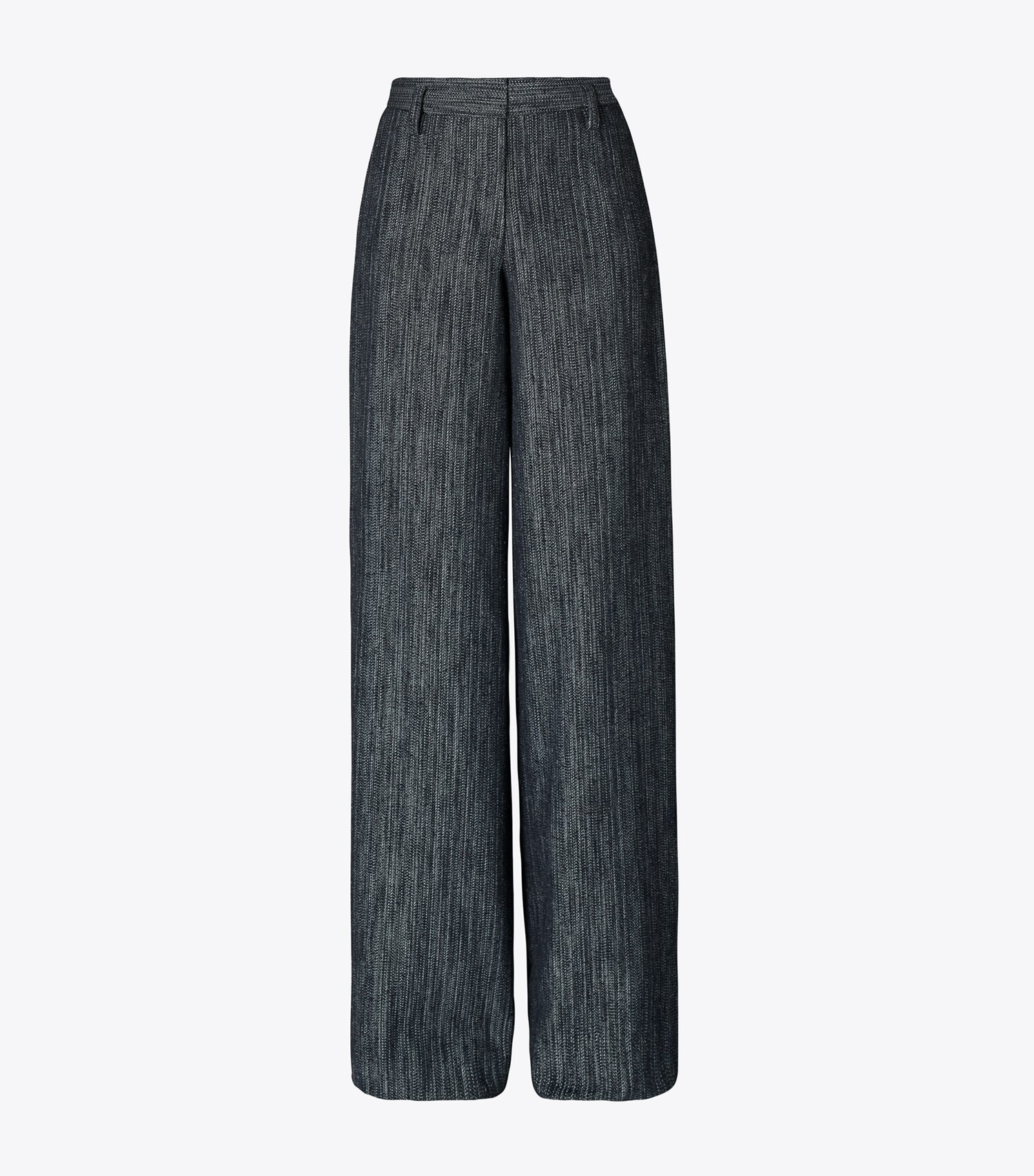Cotton and Silk Wide-Leg Pants