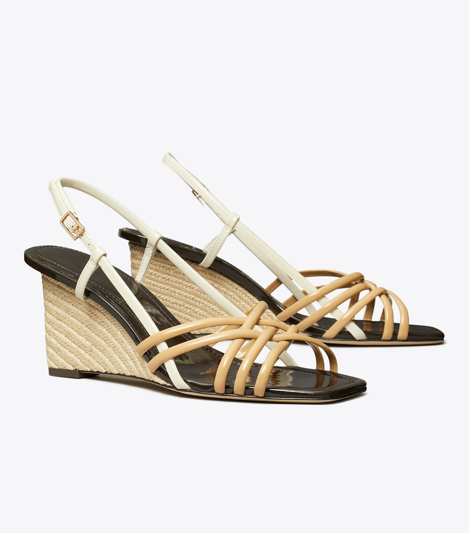 Multi-Strap Espadrille Wedge
