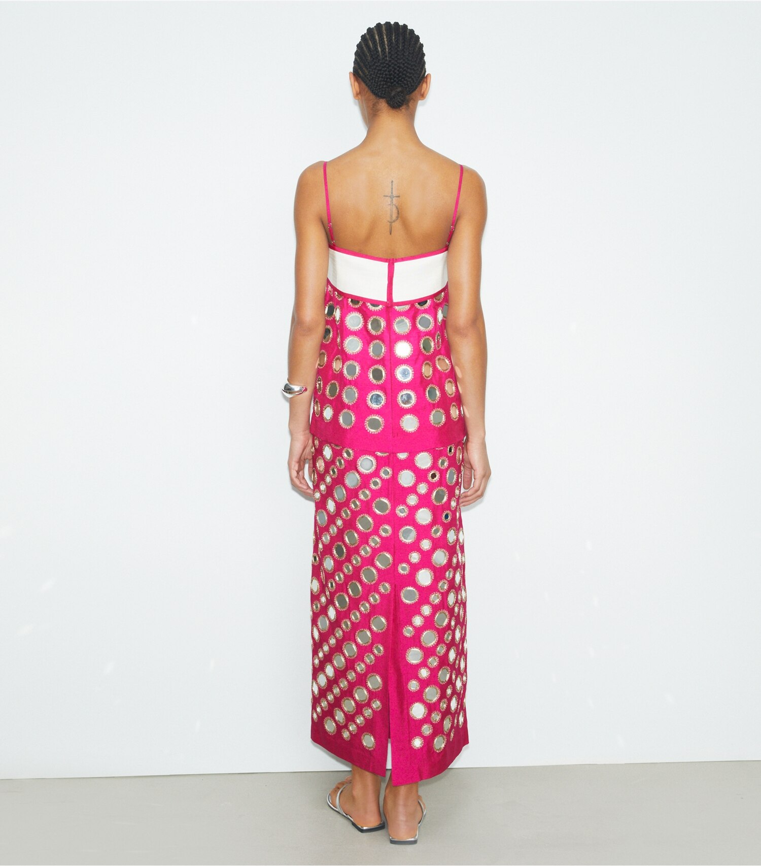 Layered Hand-Done Mirrorwork Dress