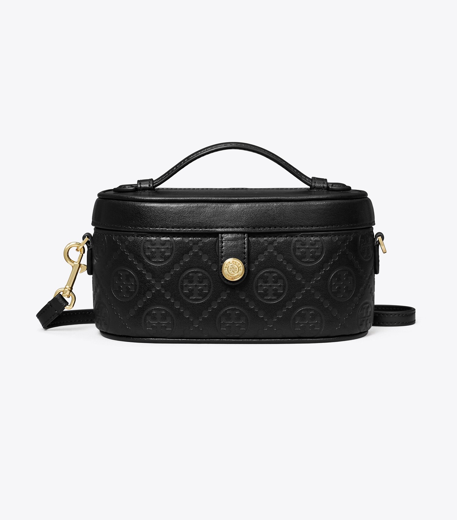 T Monogram Leather Vanity Case