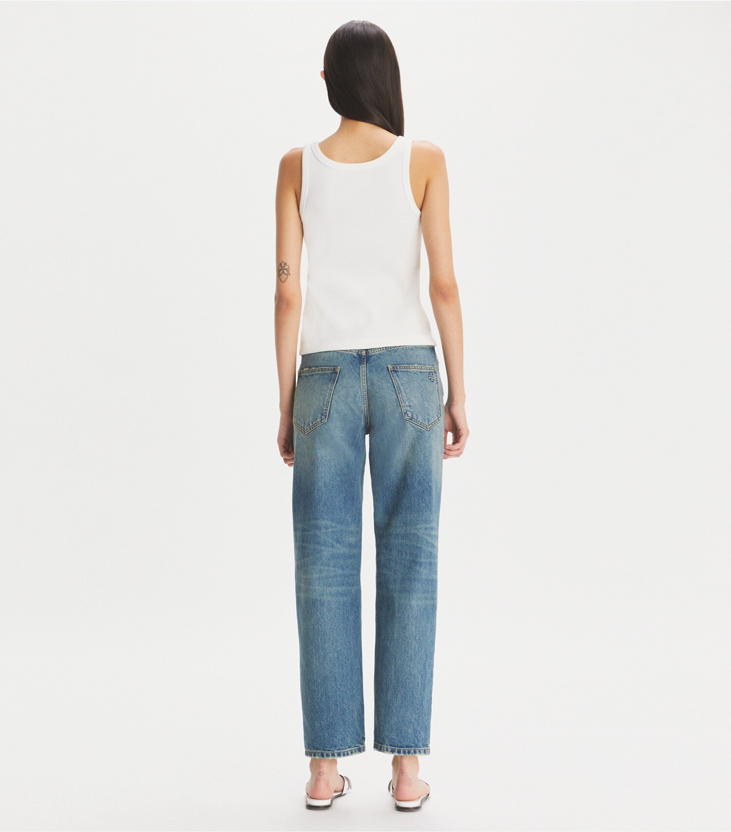 Straight Wide-Leg Jean
