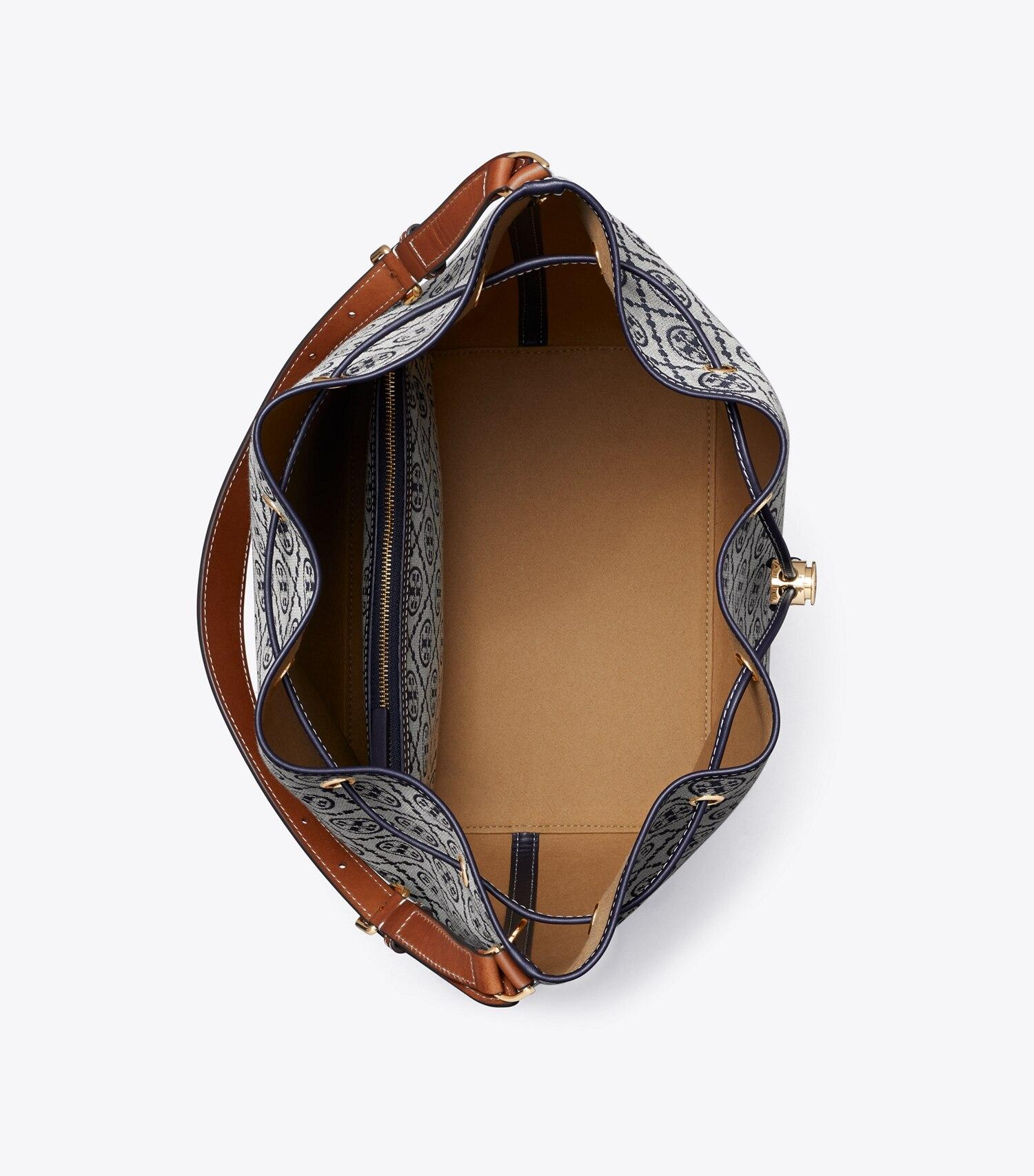 T Monogram Oversized Bucket Bag