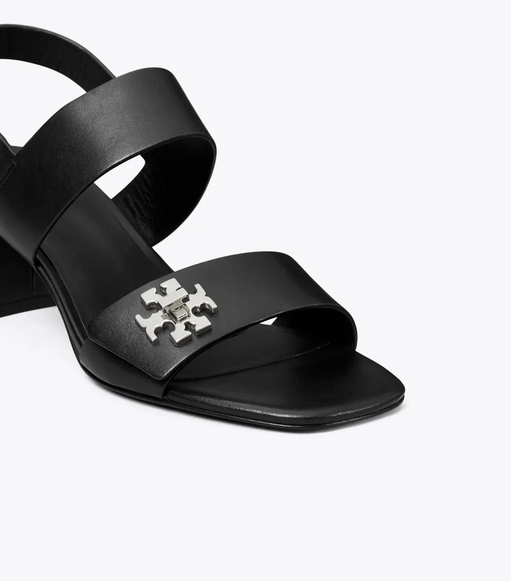 Turnlock Heeled Sandal