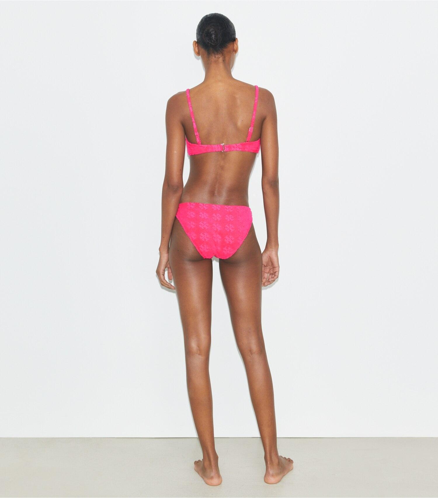 Terry Logo Bikini Top