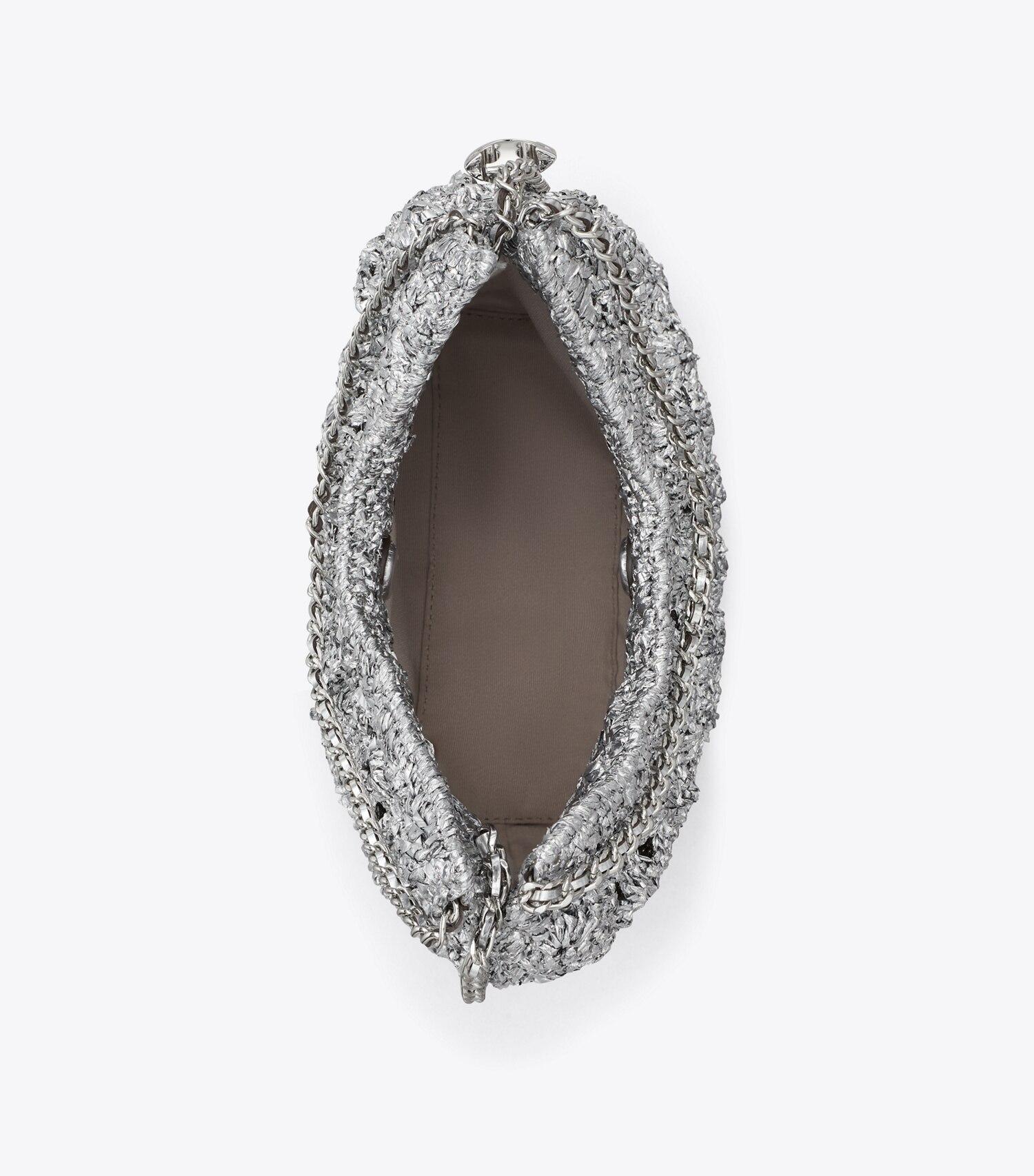 Mini Fleming Woven Hobo Bag