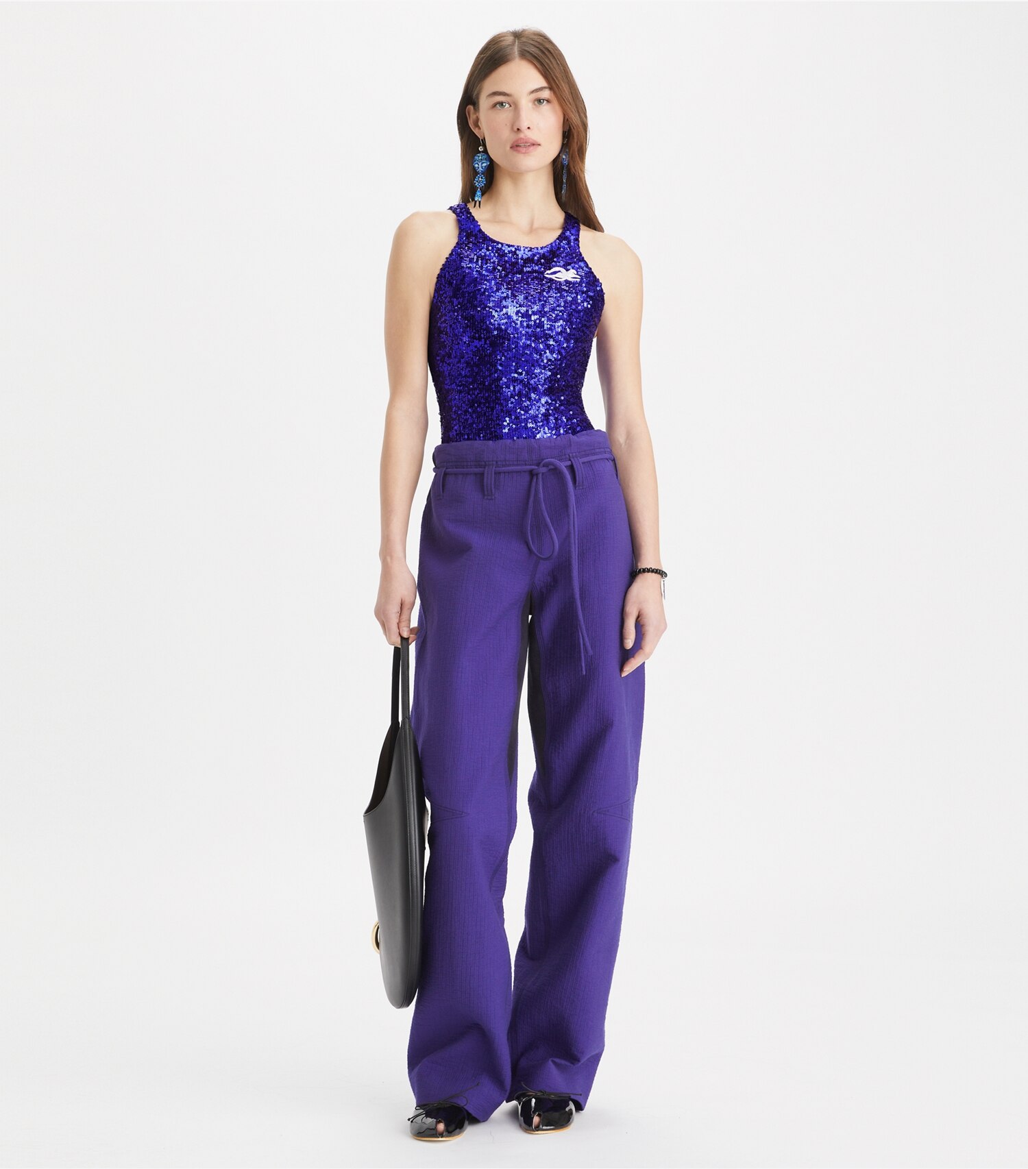 Cotton Wide Leg Pants