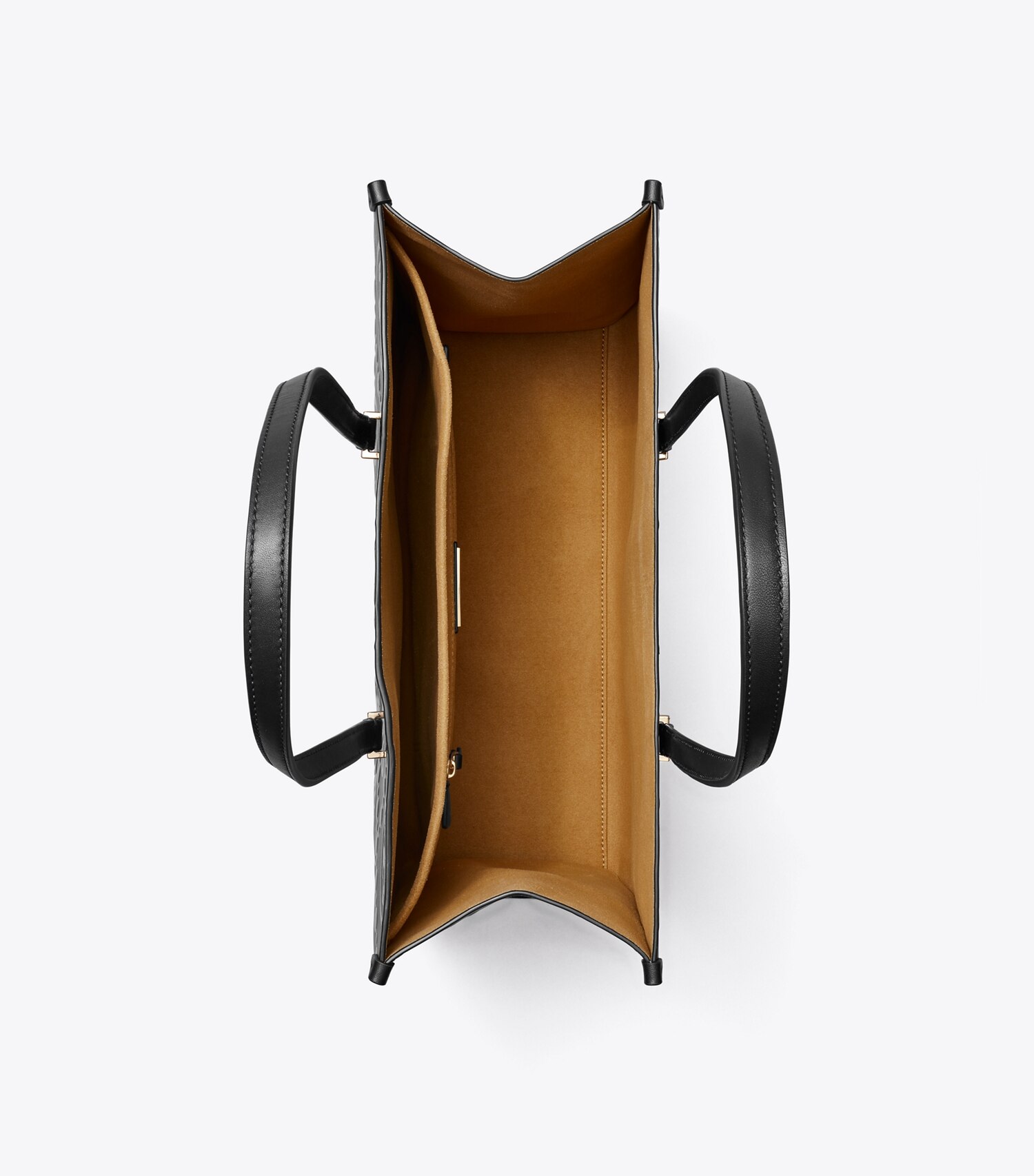 T Monogram Embossed Tote