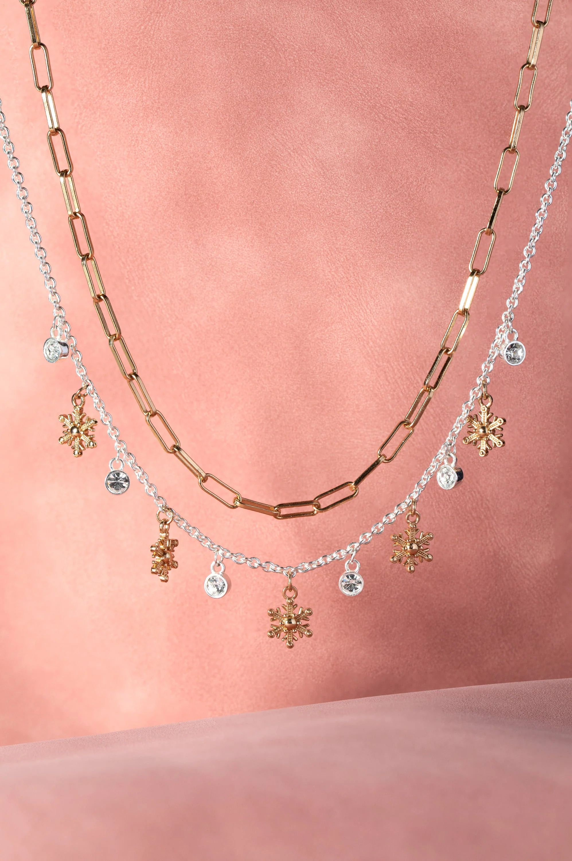 Snowflake Charm Necklace