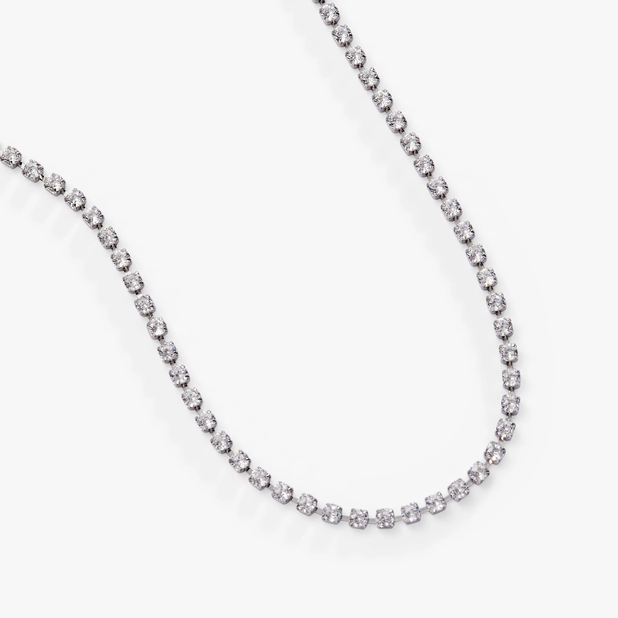 Crystal Tennis Chain Necklace