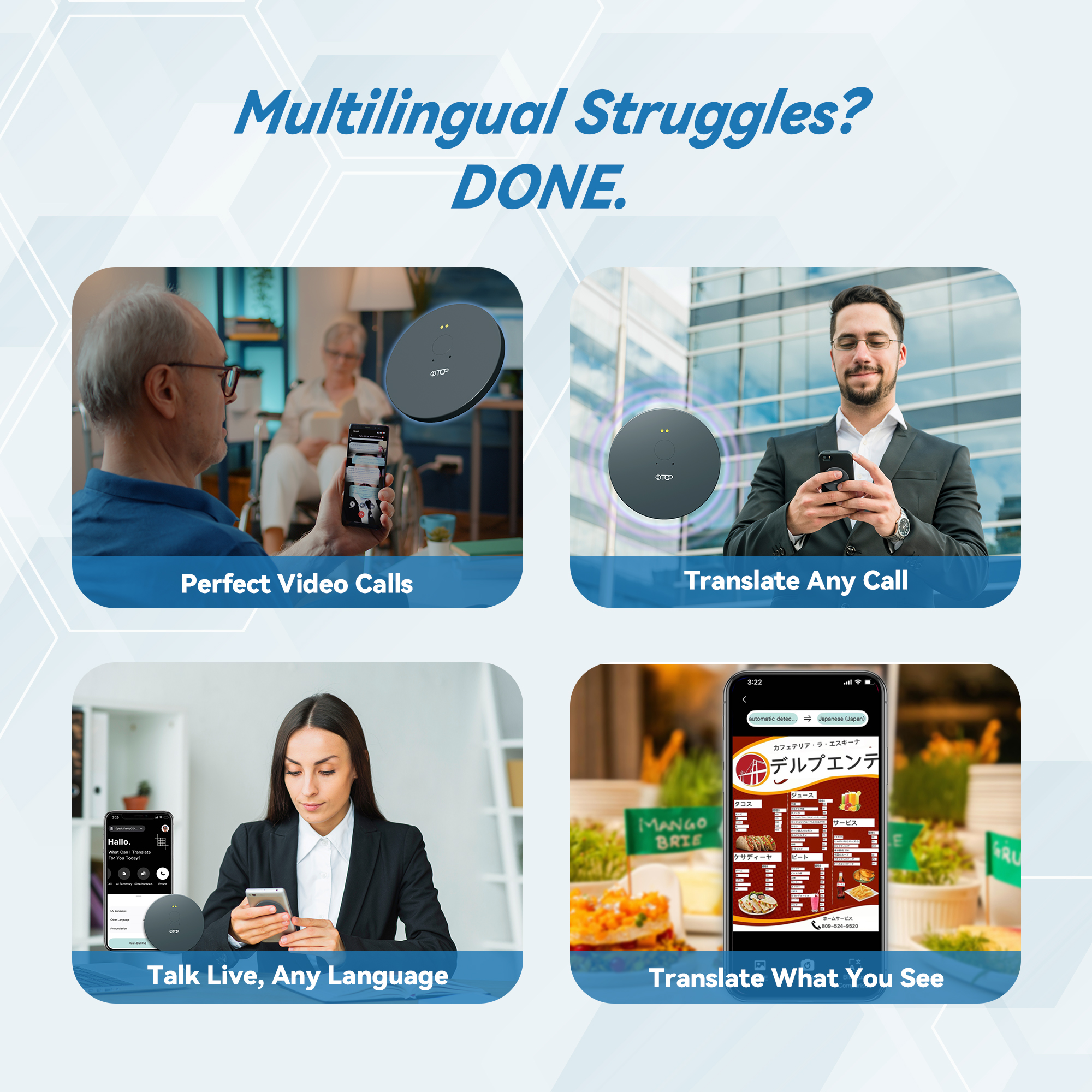 AI-101 Mobile Magnetic Round Translator