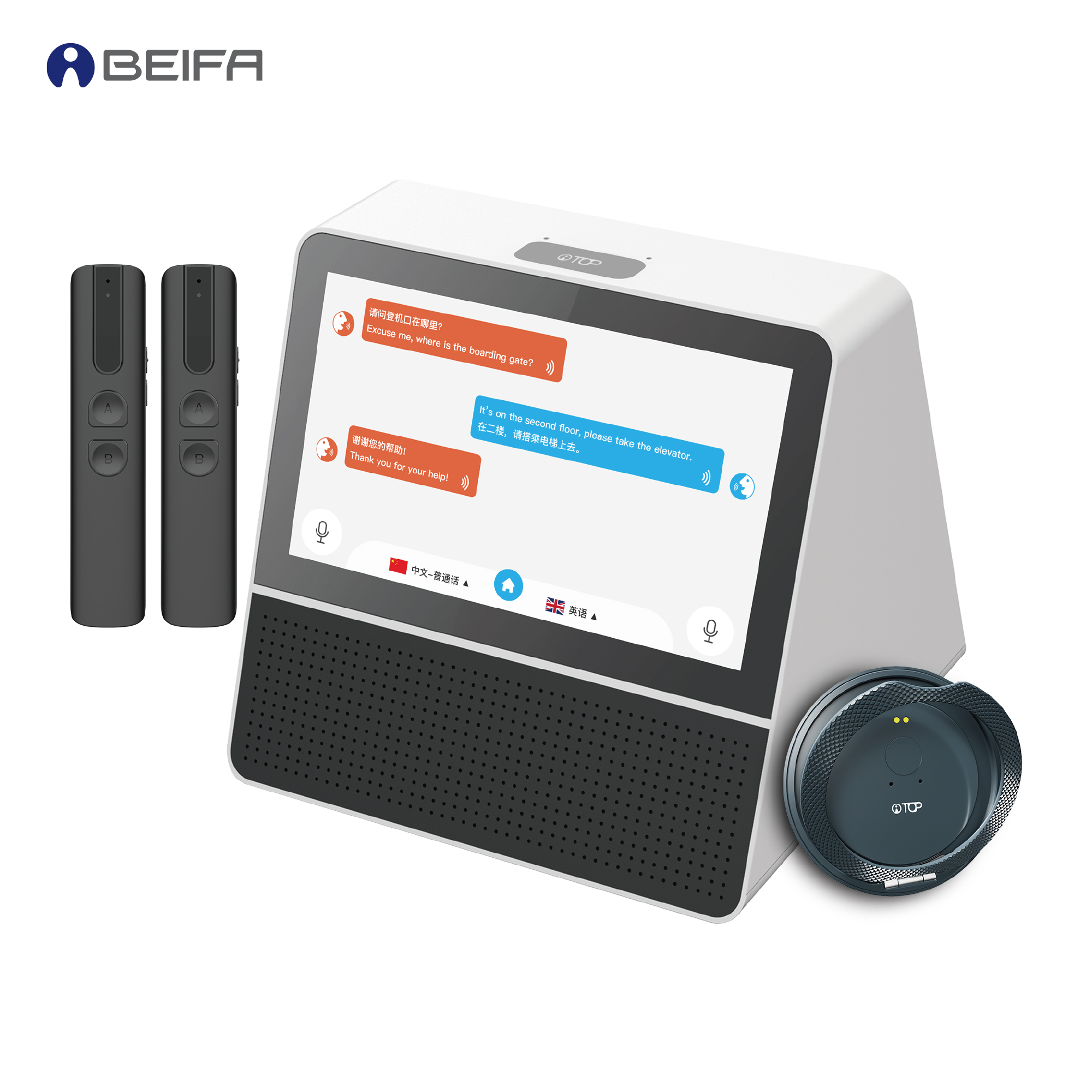 AI-202 Desktop Dual-Screen Translator