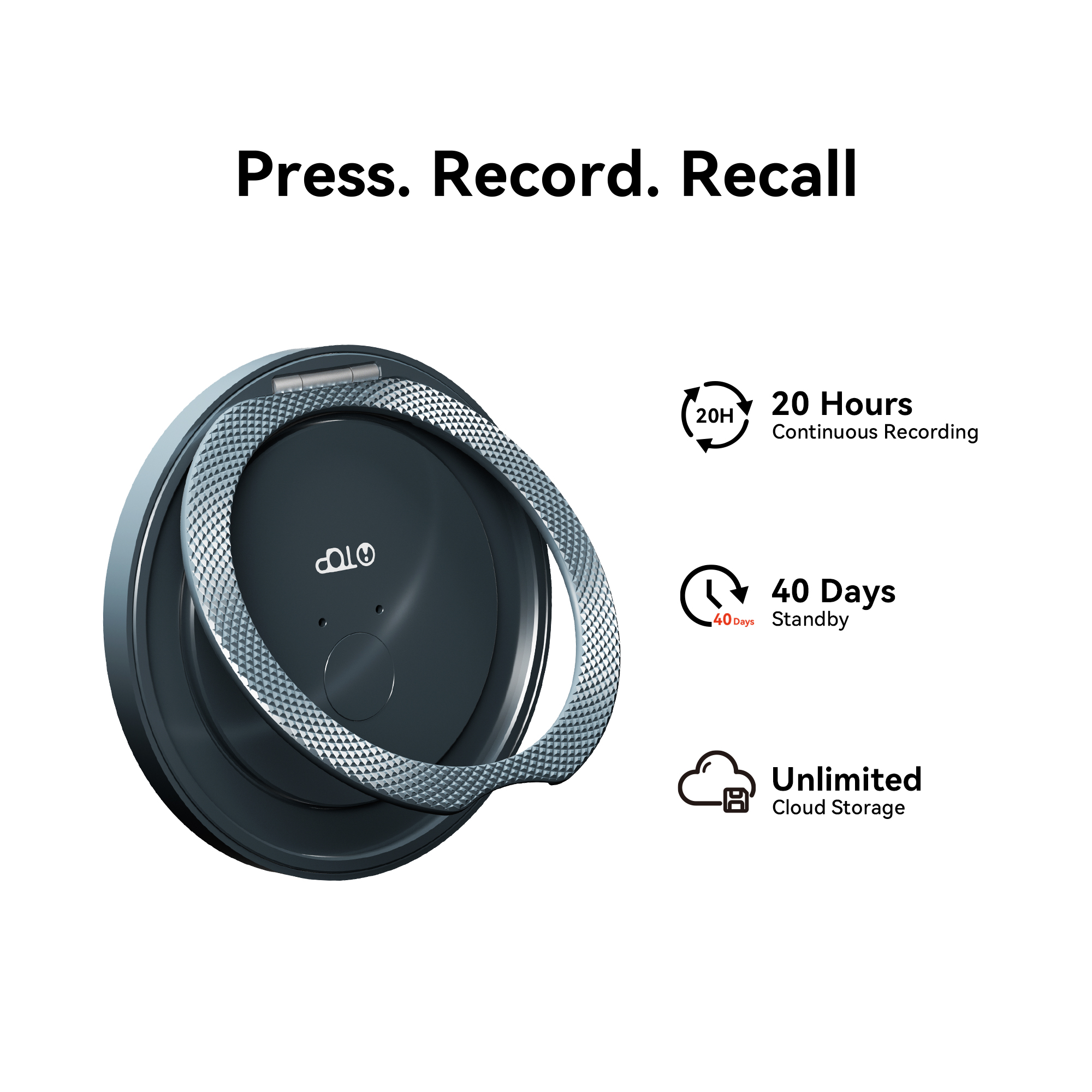 AI-102 Mobile Magnetic Round Translator with Rotating Stand