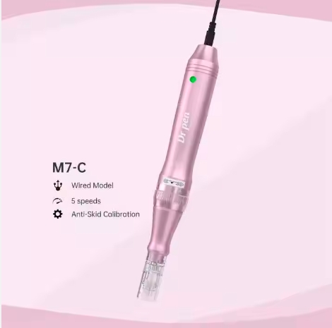 -w Electric Derma Stamp Pen Skin Care Tools Cordless Face Beauty Device