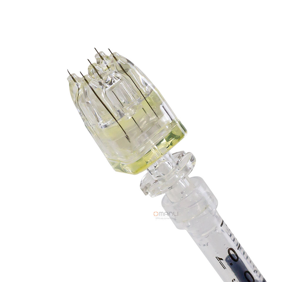Sterile Crystal Multi Injector Needle Mesotherapy 32g 1.5mm 5 Pins Needle for Beauty Facial Skin Care