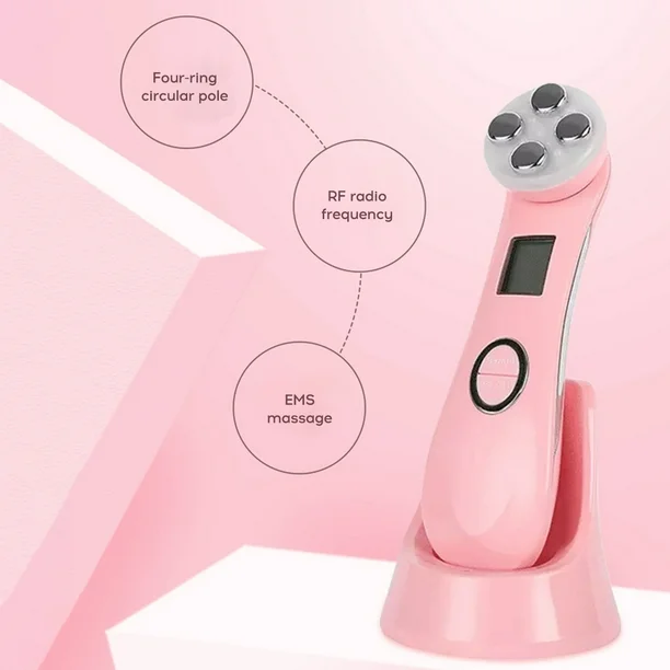 6 LED RF beauty skin care facial massager