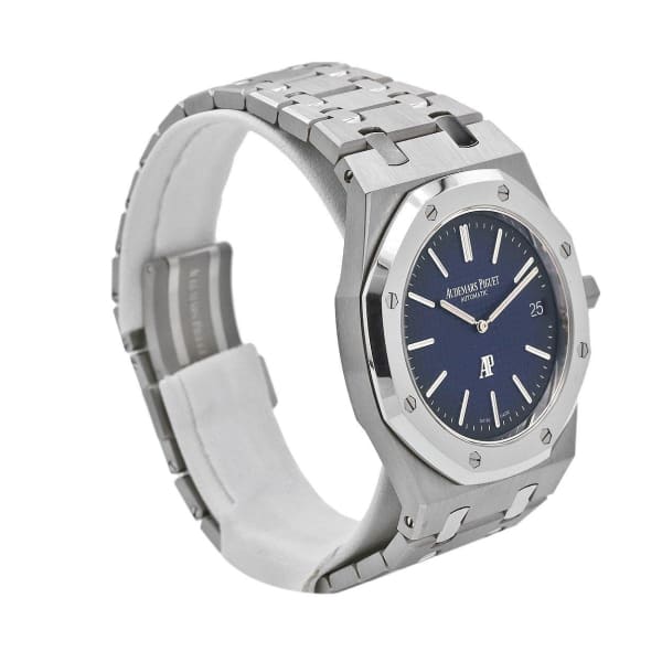 Audemars Piguet Royal Oak Jumbo Extra-Thin, 39mm, Titanium, blue dial, 15202IP.OO.1240IP.01