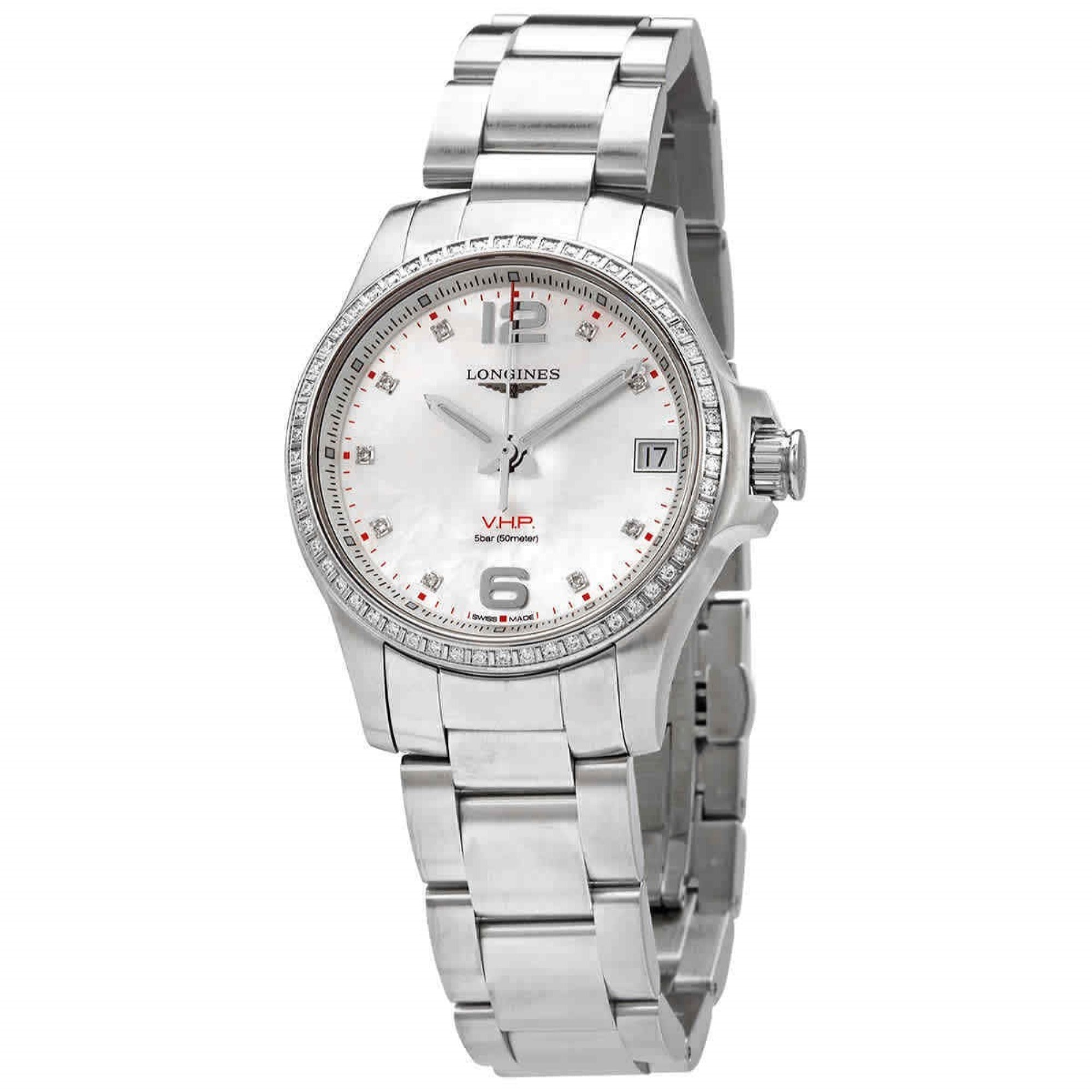 Longines Women's L3.316.0.87.6 Conquest Stainless Steel Watch