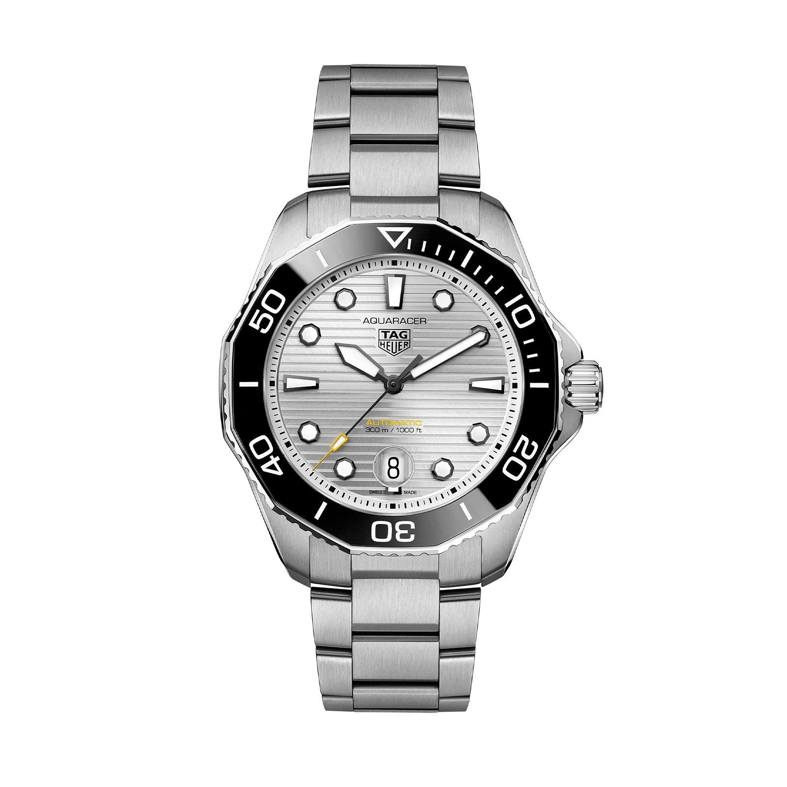 TAG Heuer Aquaracer Calibre 5 Automatic Mens Silver Steel Watch