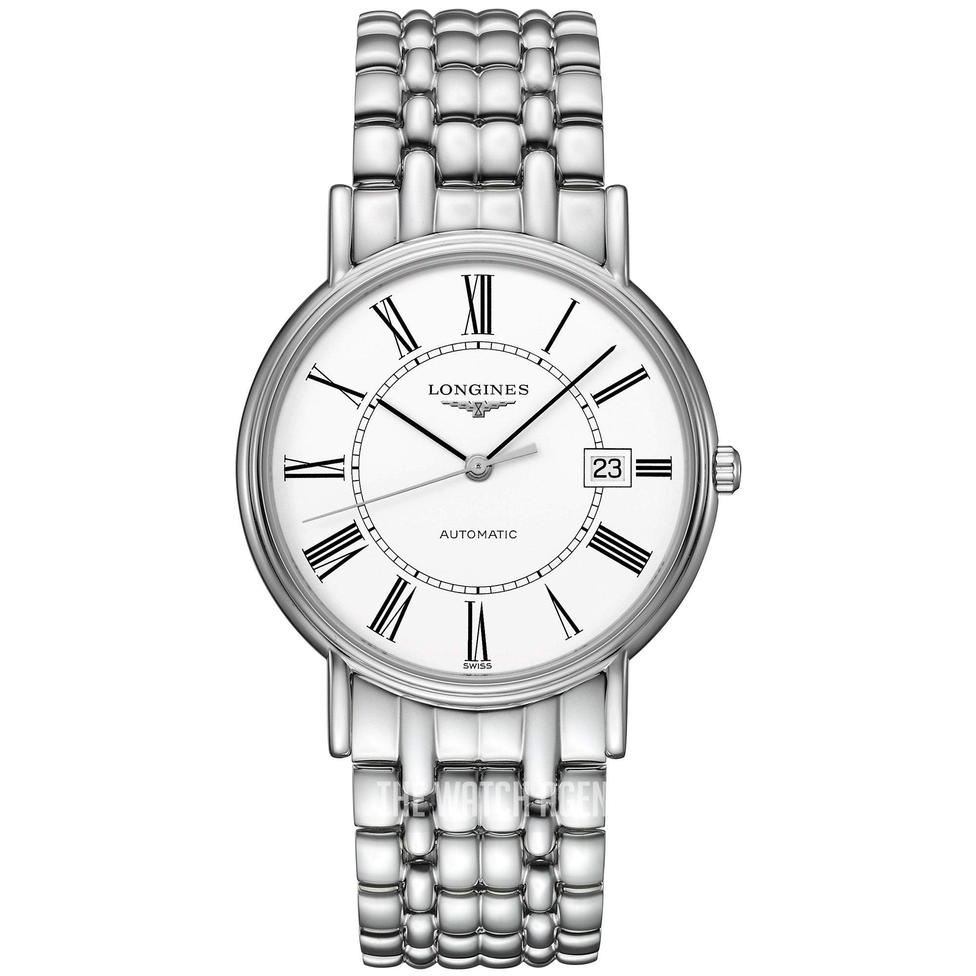Longines Men's L4.921.4.11.6 Presence Stainless Steel Watch