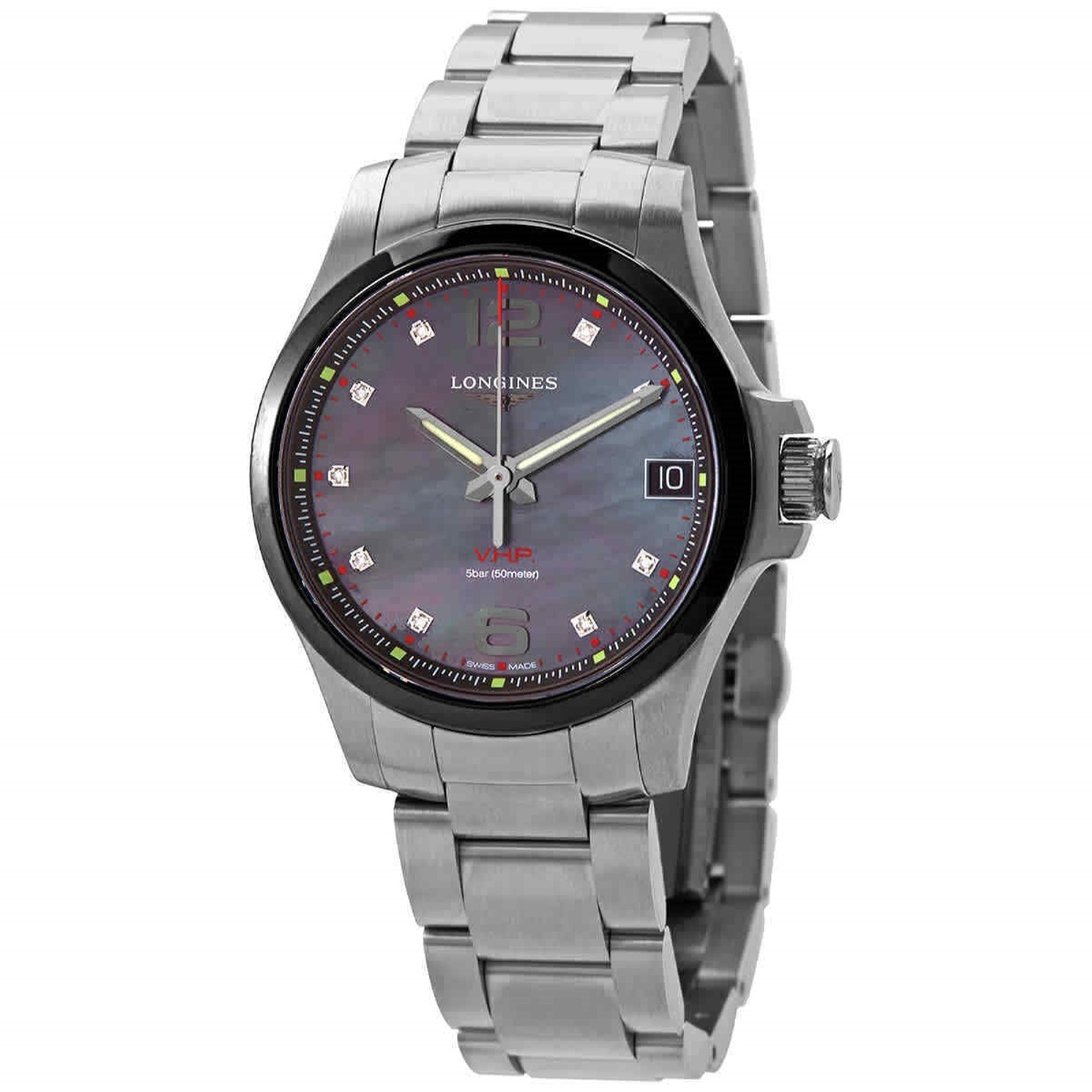 Longines Women's L3.319.4.88.6 Conquest Stainless Steel Watch