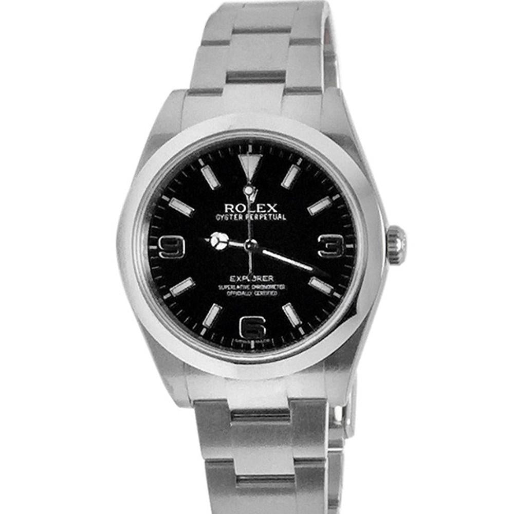 Explorer I 1 Black Dial Steel Mens Watch 214270