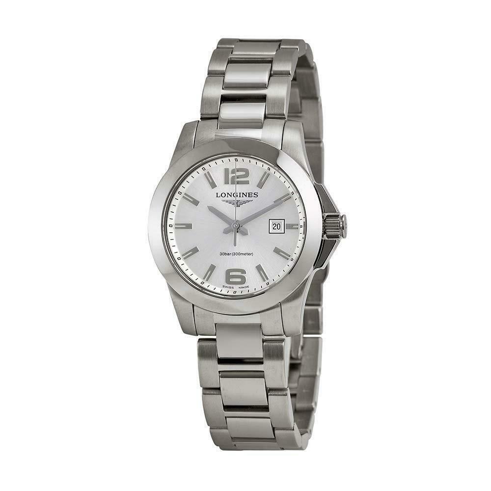 Longines Women's L32774766 Conquest Stainless Steel Watch