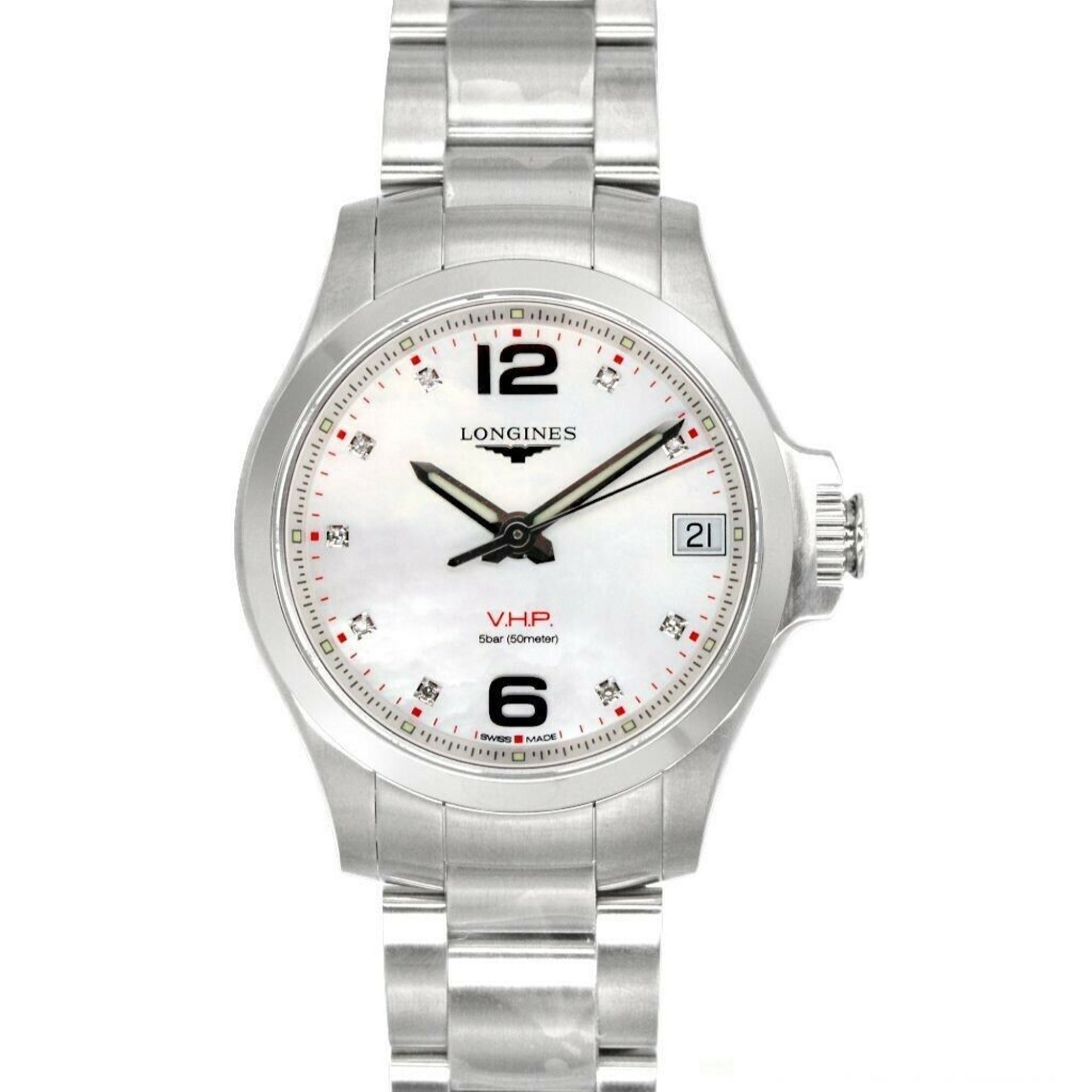 Longines Men's L3.316.4.87.6 Conquest Stainless Steel Watch