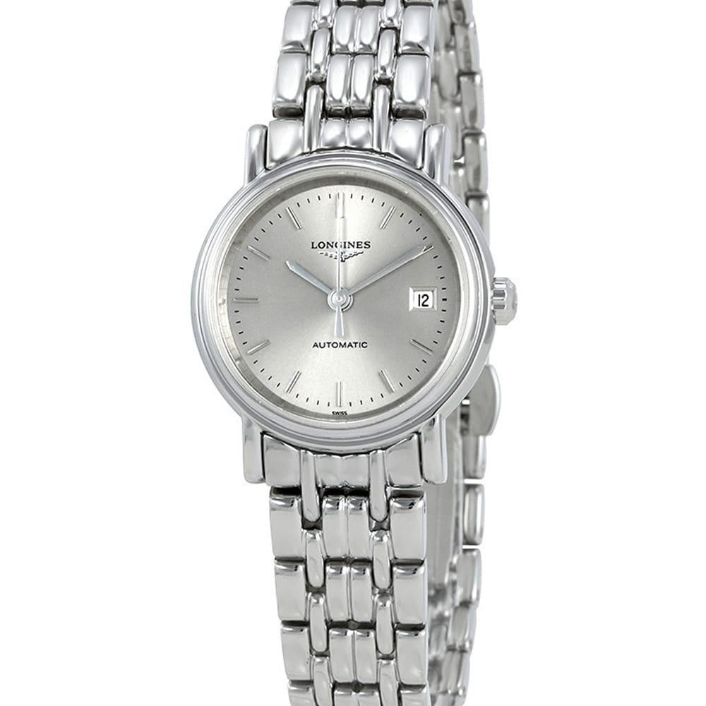 Longines Women's L4.321.4.72.6 Presence Stainless Steel Watch