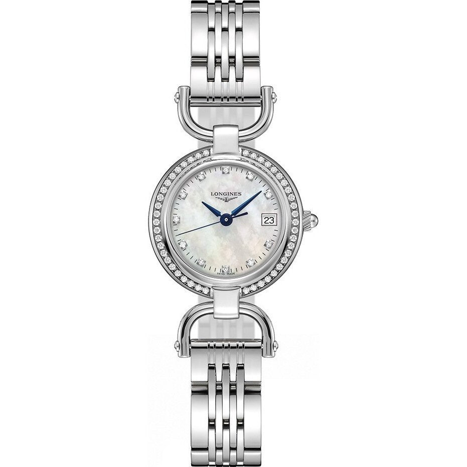Longines Women's L6.130.0.87.6 Equestrian Diamond Stainless Steel Watch