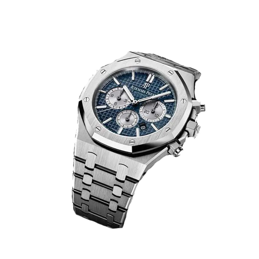 Audemars Piguet Royal Oak 41mm Blue Dial Stainless Steel Bracelet Men's Watch