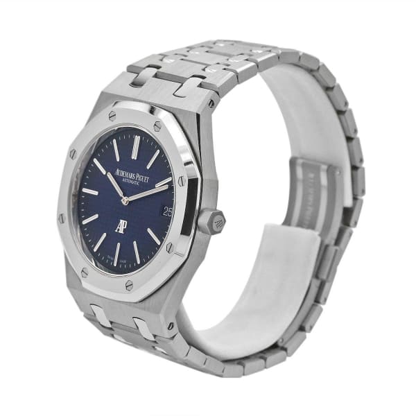 Audemars Piguet Royal Oak Jumbo Extra-Thin, 39mm, Titanium, blue dial, 15202IP.OO.1240IP.01