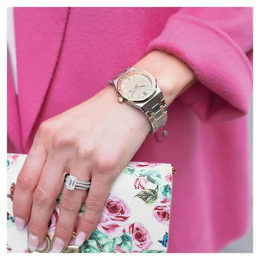 Audemars Piguet Two Tone 33MM Royal Oak Automatic Watch for Womens