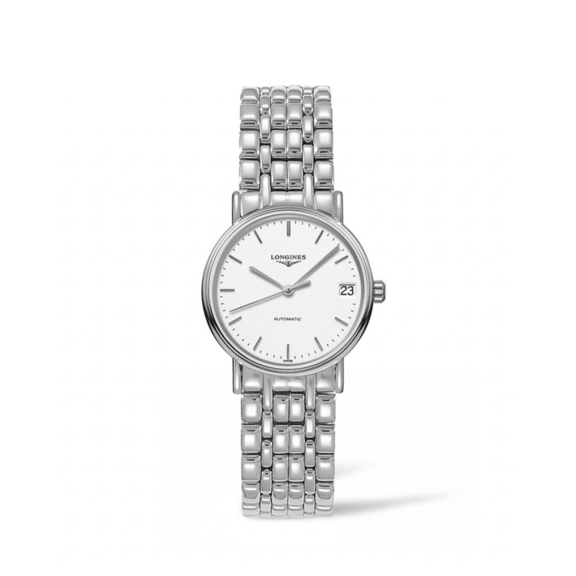 Longines Women's L4.322.4.12.6 Presence Stainless Steel Watch