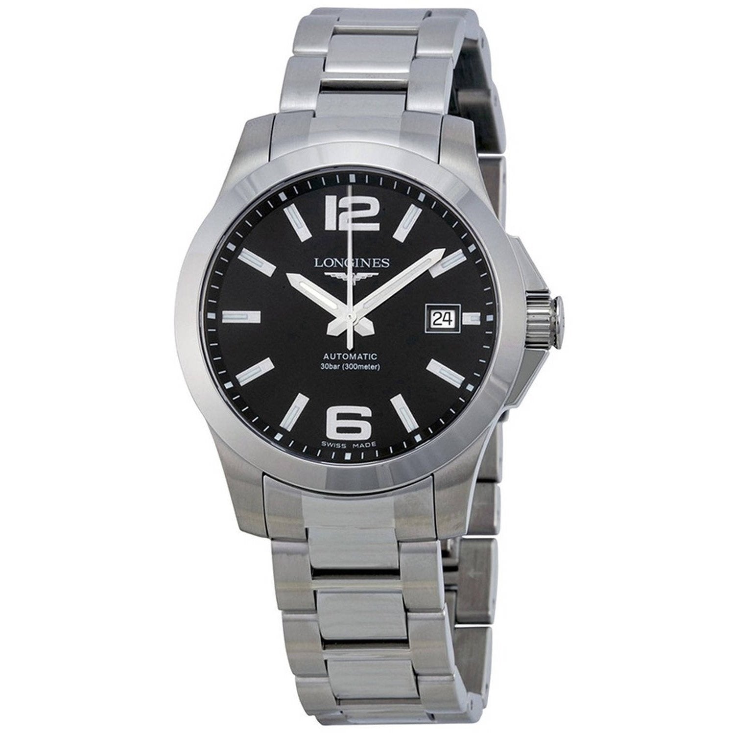 Longines Men's L36764586 Conquest Stainless Steel Watch
