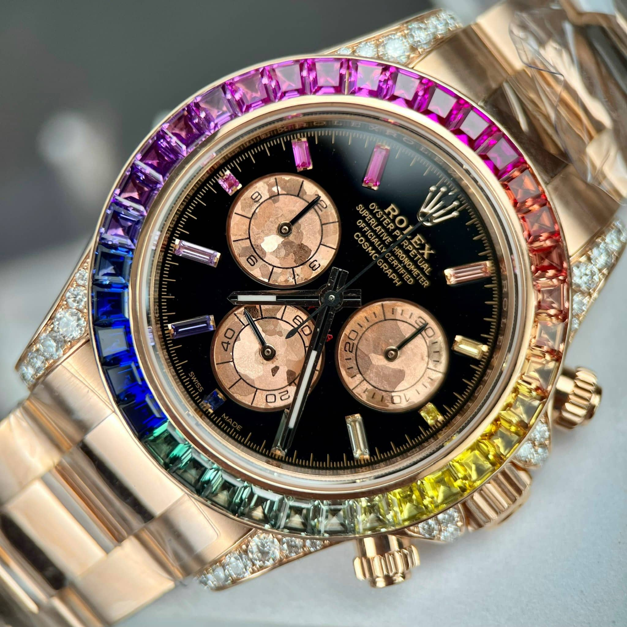 Daytona 116595 Rose Gold Rainbow