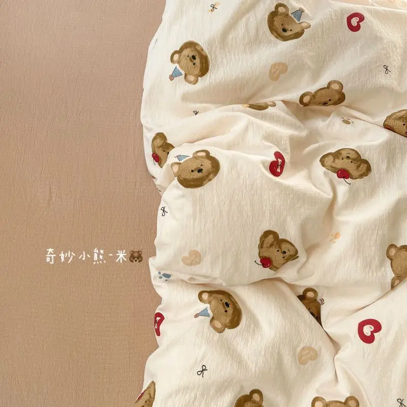 Bedding Set 2025 New Twin Queen Size Bed Sheet Set Flowers Duvet Cover Set Pillowcase Bed Linen No Filler