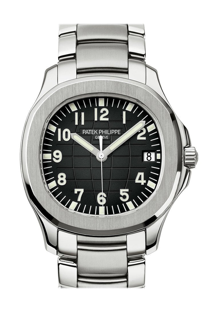 PATEK PHILIPPE Aquanaut Black Dial Stainless Steel Automatic Men's Watch 5167-1A 5167/1A