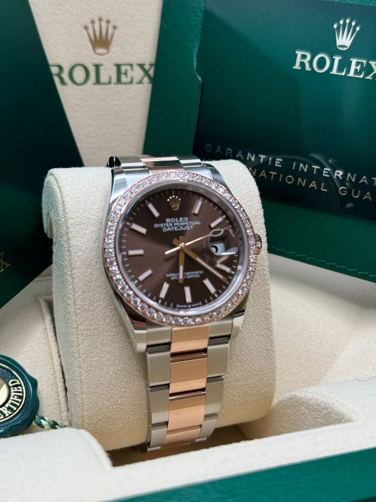 RLX  Datejust 36mm 126281 Chocolate Dial Oyster Bracelet