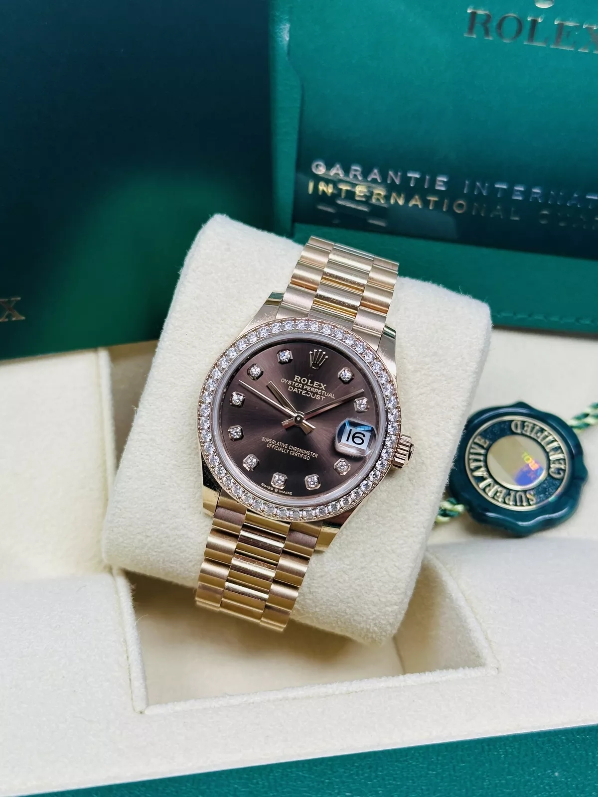 RLX Datejust m278285RBR-0006 Chocolate Dial 31mm