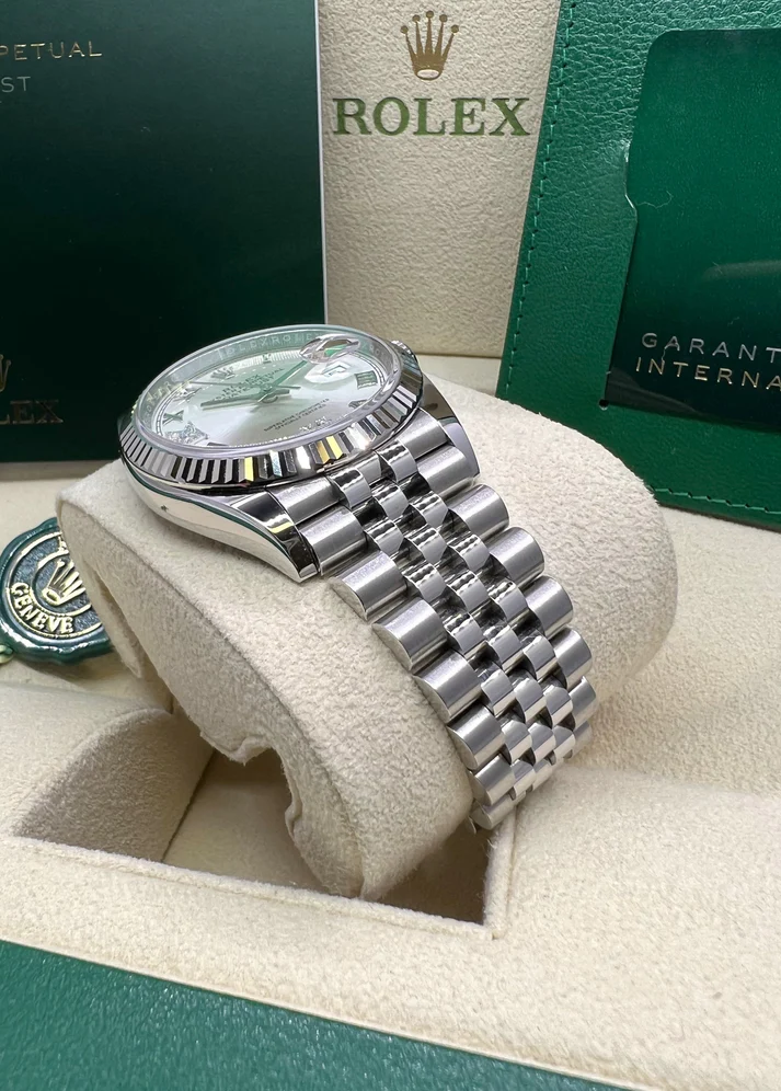 RLX  Datejust 36mm 126234 White Roman Dial Oyster Stainless Steel Mens