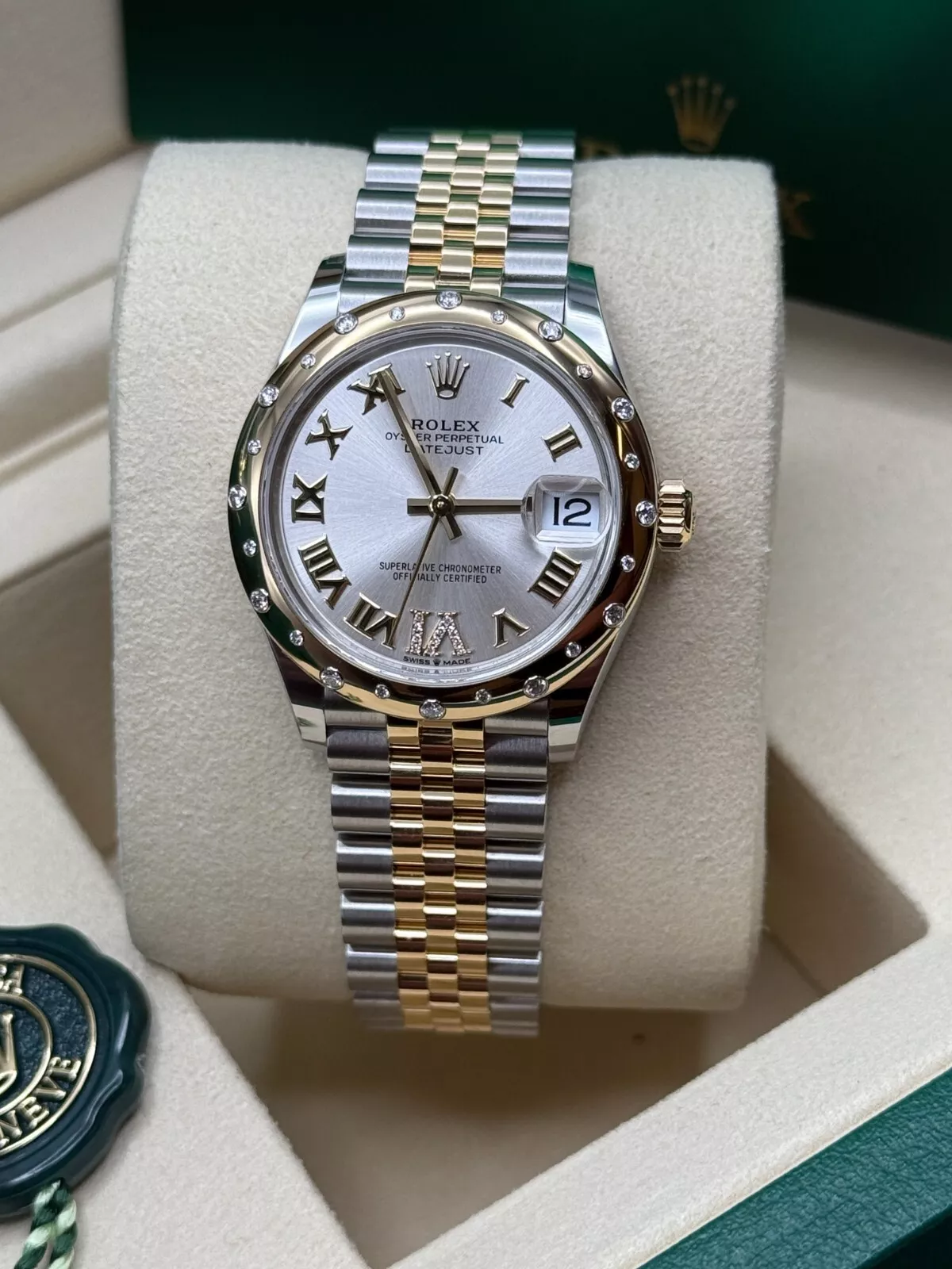 RLX Datejust m278343-0003/0004 Silver Dial Yellow Rolesor Oyster Watch