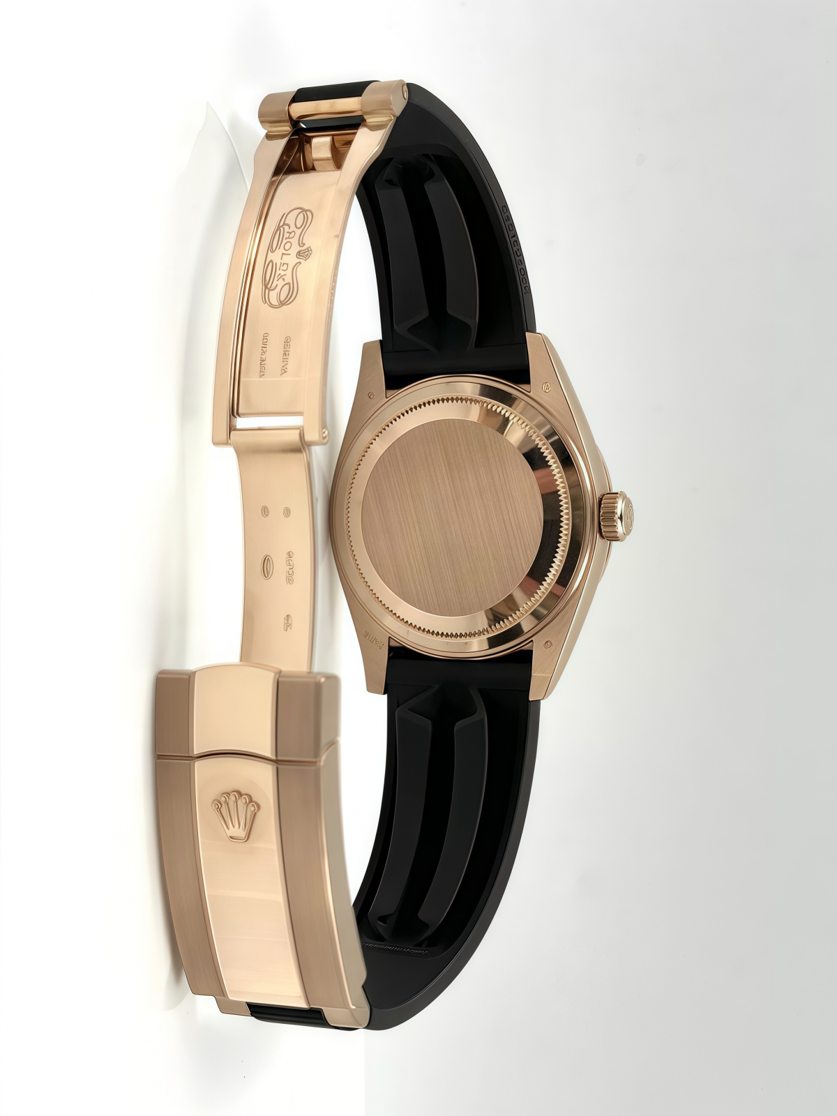 RLX  Sky-Dweller 42mm Rose Gold Chocolate Dial Oysterflex - 336235