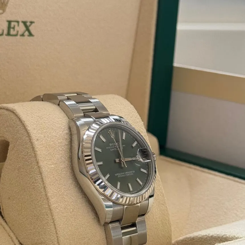 RLX Datejust m278274-0017/0018 Green Dial 31mm Oyster Watch