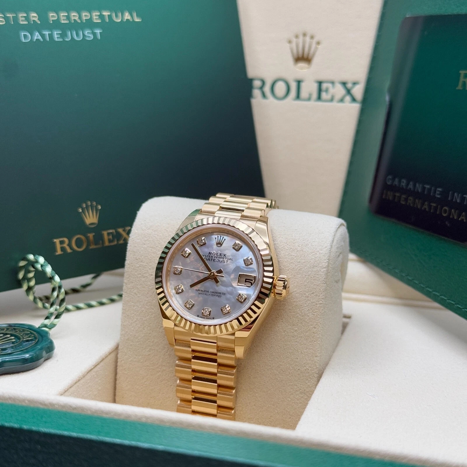 RLX Lady-Datejust 28mm 279178 Mother-of-Pearl Diamonds Dial