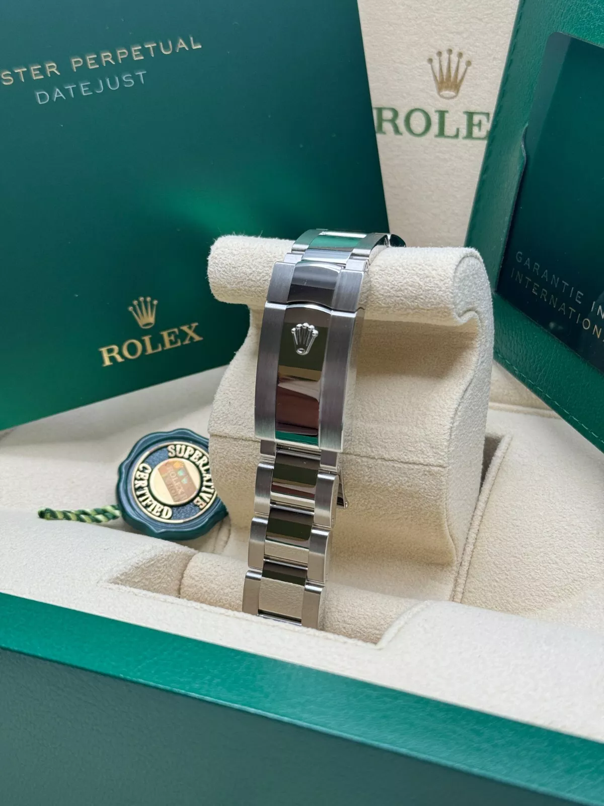 RLX  Datejust 41mm 126334 Black Diamond Oyster Stainless Steel Mens Watch