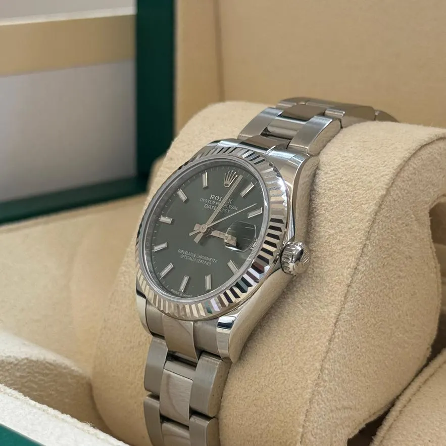 RLX Datejust m278274-0017/0018 Green Dial 31mm Oyster Watch