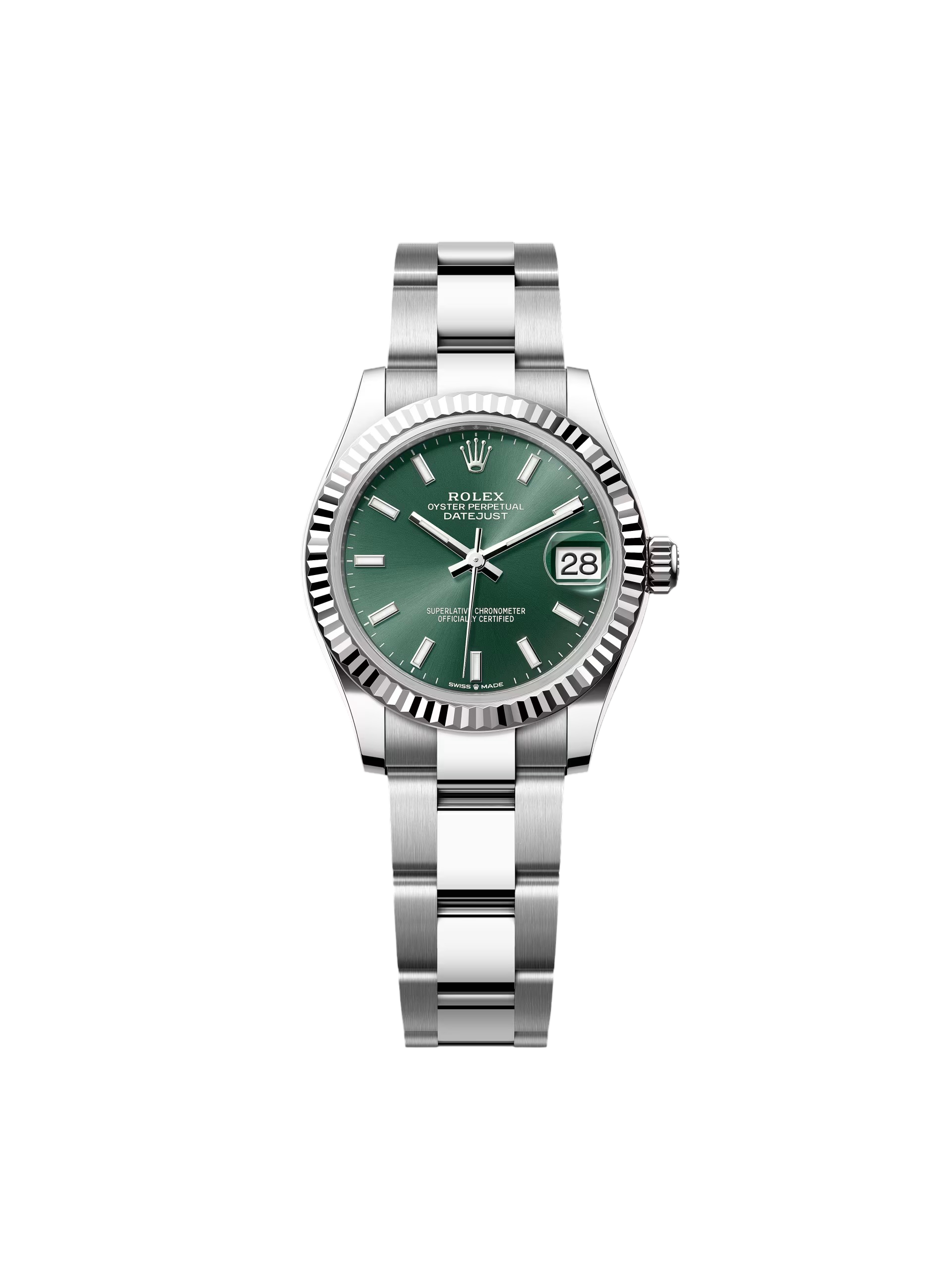 RLX Datejust m278274-0017/0018 Green Dial 31mm Oyster Watch