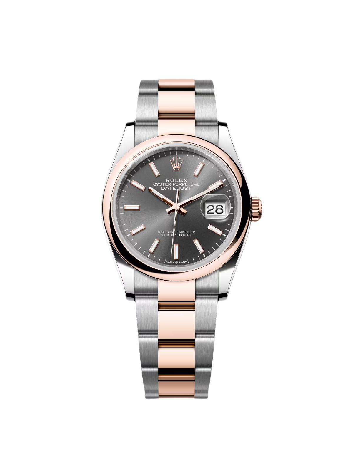 RLX  Datejust 36mm 126201 Slate Dial Oyster Bracelet Watch